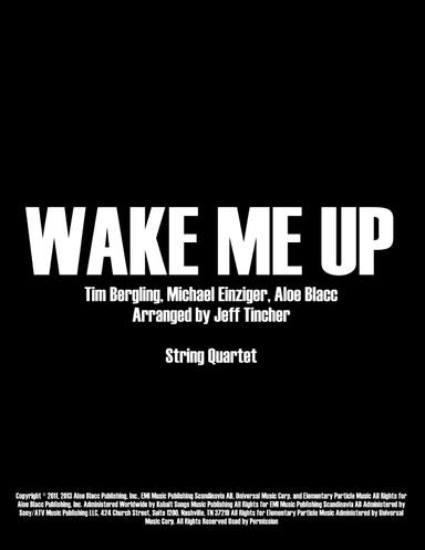 Wake Me Up (arr. Jeff Tincher)