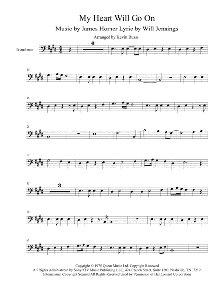 My Heart Will Go On (Love Theme from Titanic) (arr. Kevin Busse)
