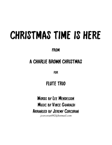Christmas Time Is Here (arr. Jeremy Corcoran)