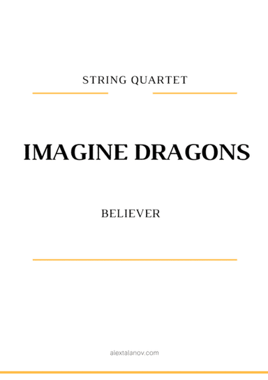 Believer (arr. Alex Talanov)