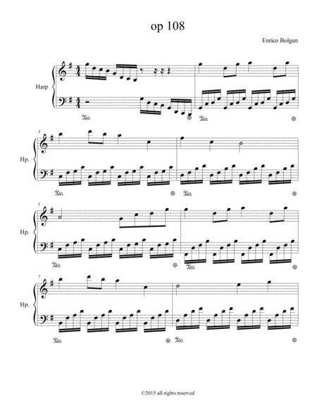 Op 108 Toccata per Arpa