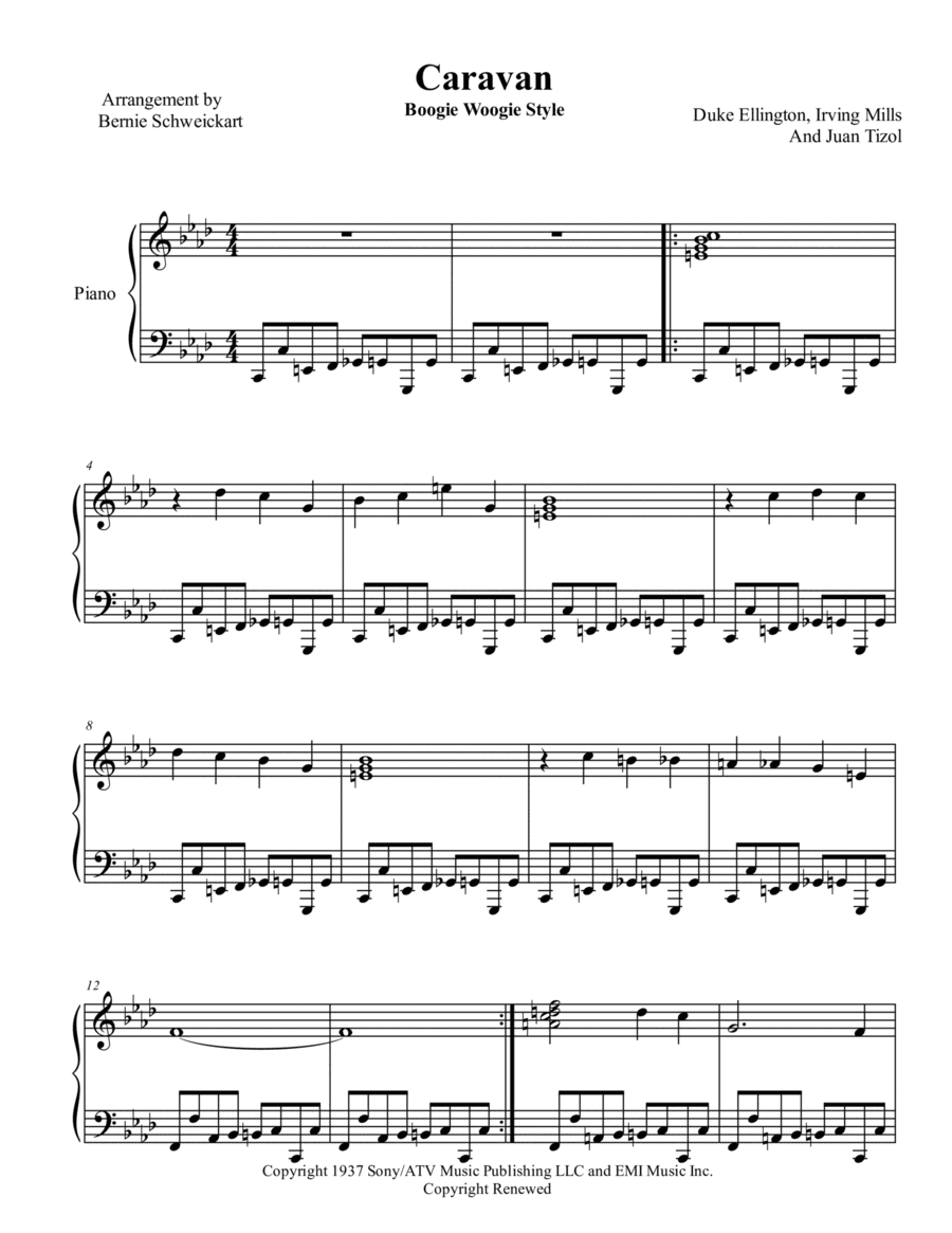 Caravan (arr. Bernie Schweickart)