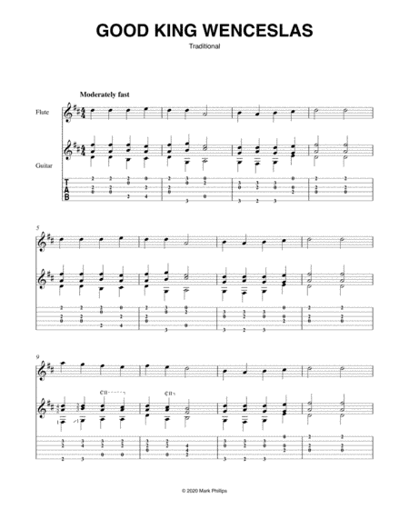 Good King Wenceslas (arr. Mark Phillips)