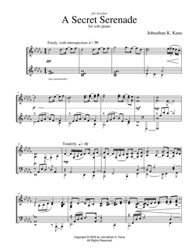 A Secret Serenade