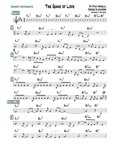 The Game Of Love (arr. Rob Ames)