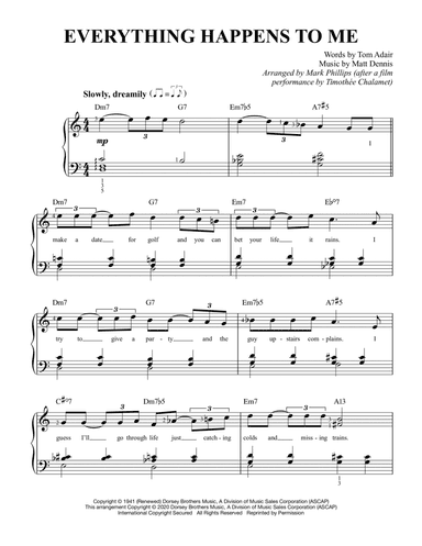 Everything Happens To Me (arr. Mark Phillips)