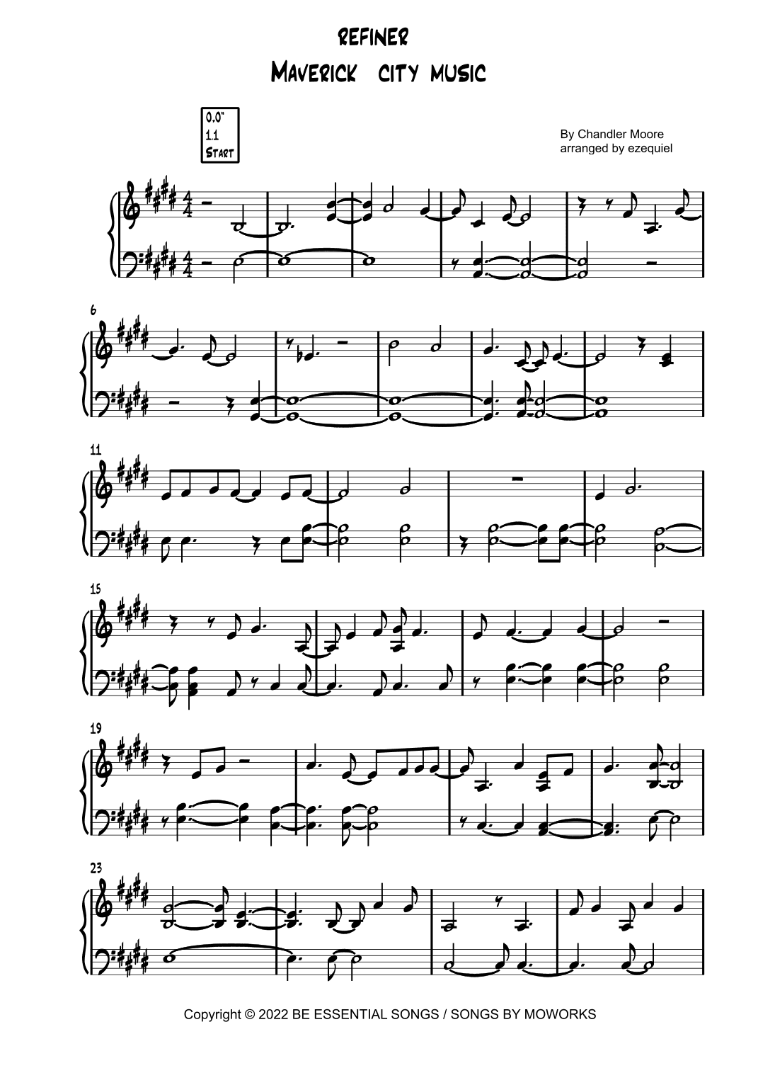 Refiner (arr. ezequiel zeferino edição)
