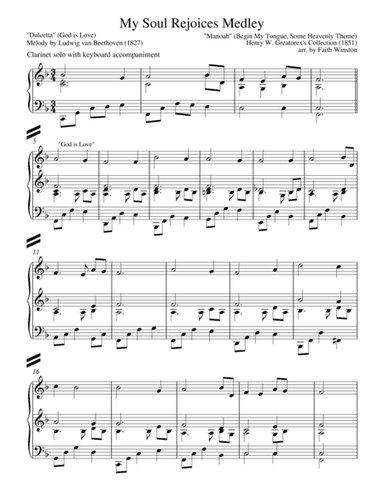 My Soul Rejoices Medley (arr. Faith Winston)