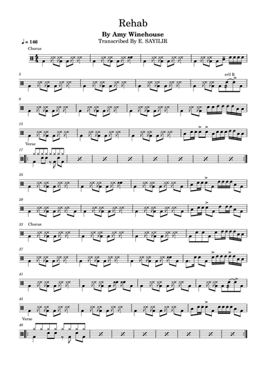 Rehab (arr. Amy Winehouse)