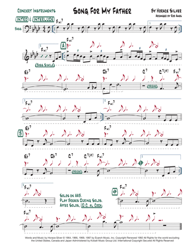 Song For My Father (arr. Rob Ames)