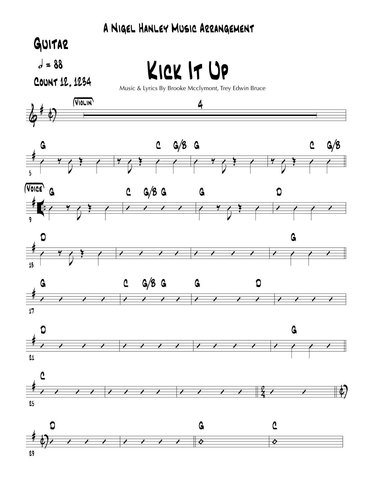 Kick It Up (arr. Nigel Hanley)