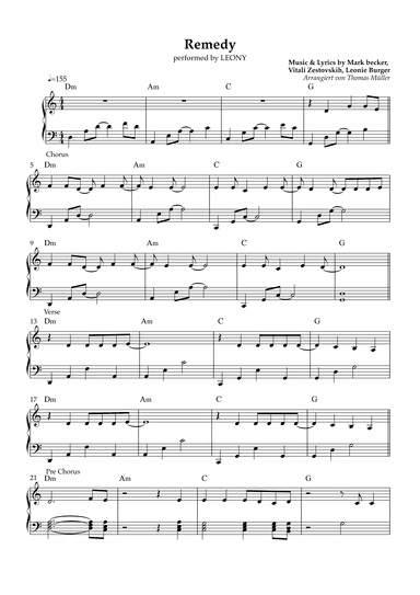 Remedy (arr. Thomas Müller)
