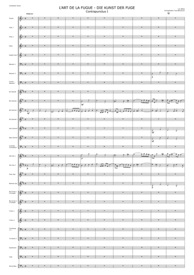 Contrapunctus I - Kunst der Fuge (arr. Yves Bouillot)