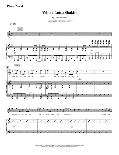 Whole Lotta Shakin' Goin' On (arr. Richard Maslove)