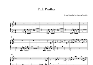 The Pink Panther (arr. Janina Schülin)