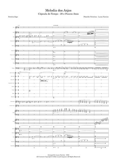 Melodia dos Anos - Score Only