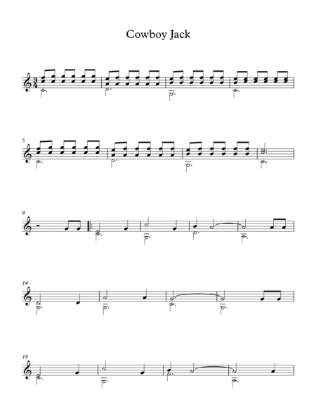 Cowboy Jack - American Traditional song (arr. Milan Mitic)