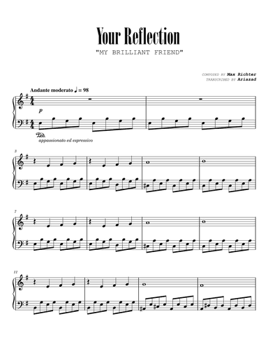 Your Reflection (arr. Ariazad)