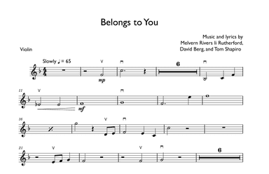 Belongs To You (arr. David Lartey)