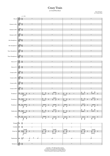 Crazy Train (arr. Graham Boag)