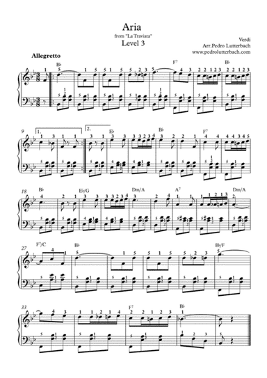 Aria From "La Traviata" (arr. Pedro Lutterbach)