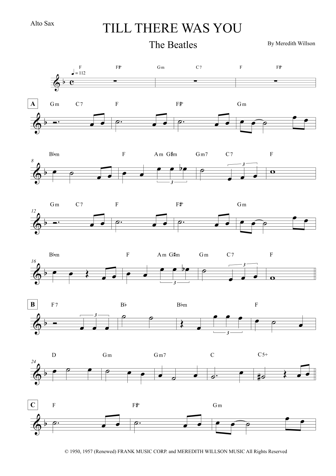 Till There Was You (arr. Leo Silva)