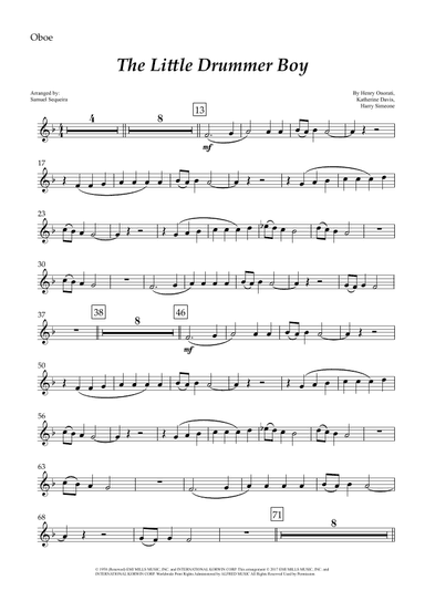 The Little Drummer Boy (arr. Samuel Sequeira)