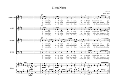 Silent Night - SATB (arr. Lloyd Buck)