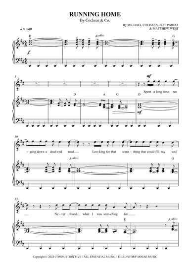 Running Home (arr. SCMusic)
