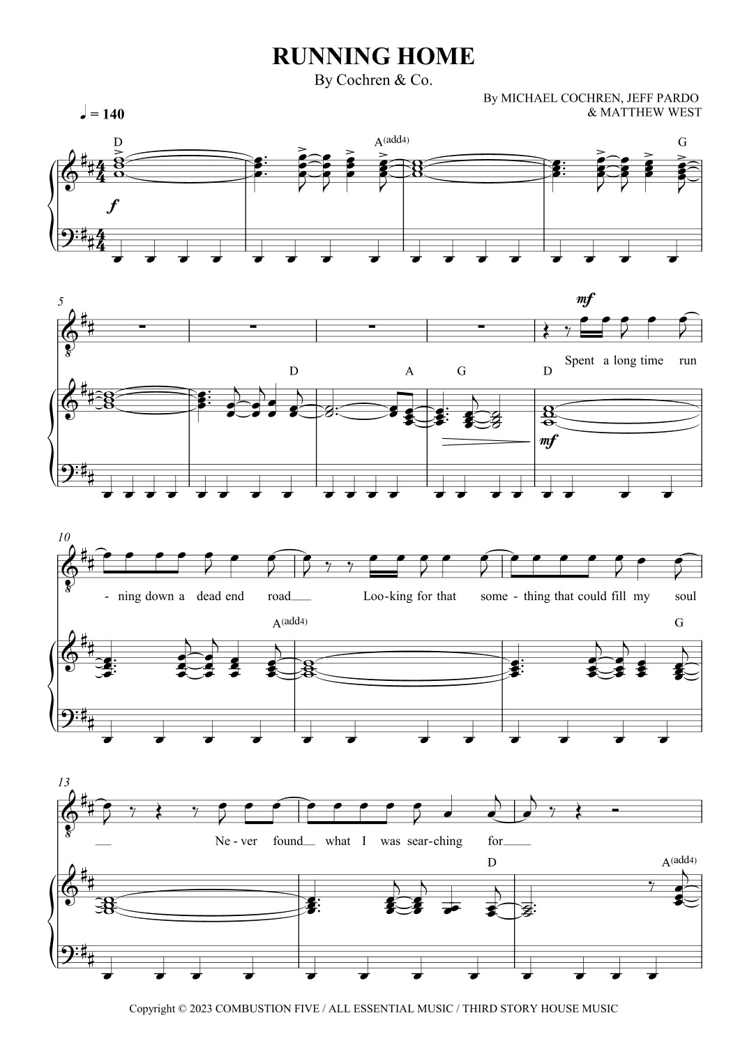 Running Home (arr. SCMusic)