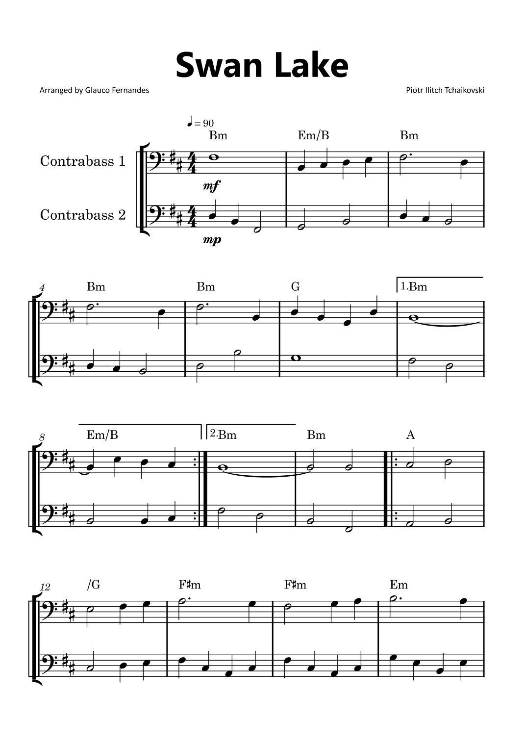 Swan Lake (arr. Glauco Fernandes)