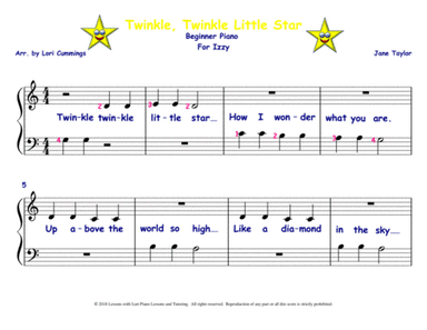Twinkle Twinkle Little Star (arr. Lori Cummings)