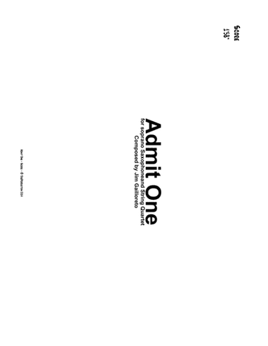 Admit One