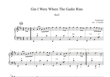 Gin I Were Where The Gadie Rins (arr. Julia Gordon)