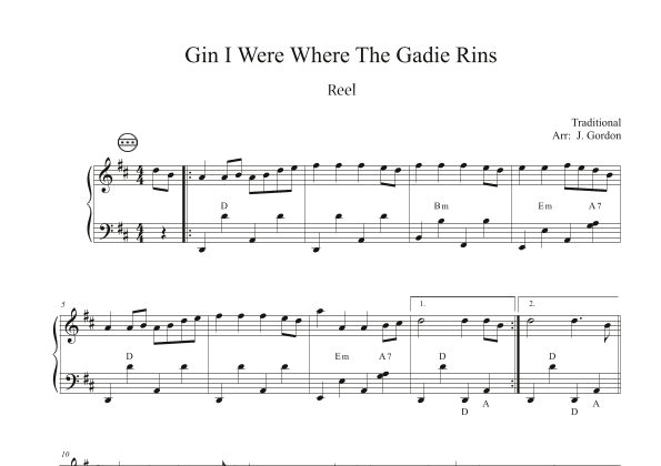 Gin I Were Where The Gadie Rins (arr. Julia Gordon)