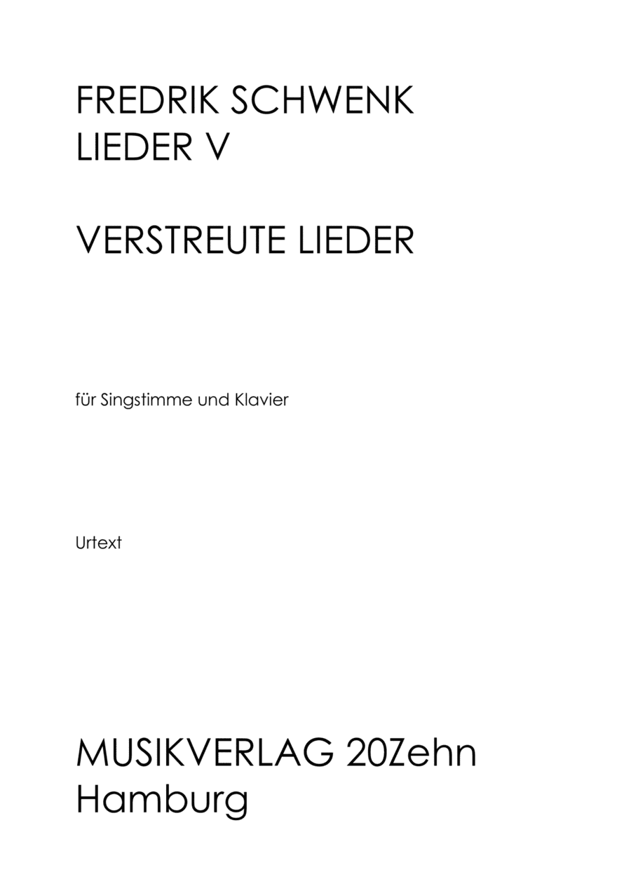 Verstreute Lieder