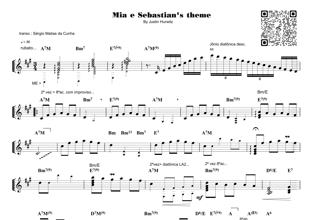 Mia & Sebastian's Theme (arr. Piano)