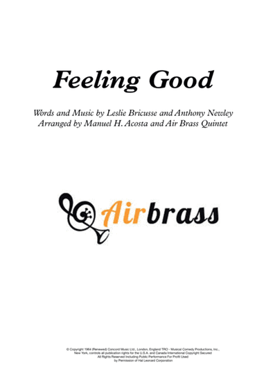 Feeling Good (arr. Manuel H. Acosta, Air Brass Quintet)