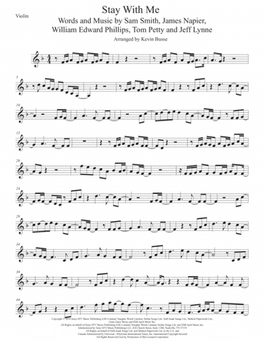 Stay With Me (arr. Kevin Busse)