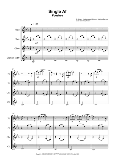 Single Af (arr. Ellen Macpherson)