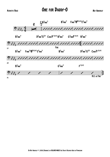 One For Daddy-o (arr. Anderson Quevedo)