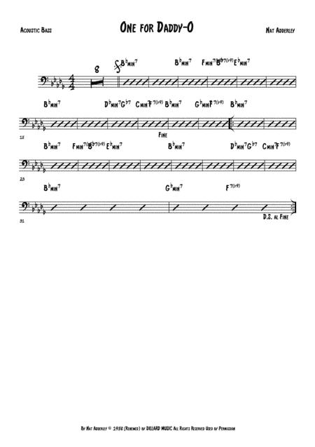 One For Daddy-o (arr. Anderson Quevedo)