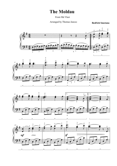 The Moldau (Vltava) (arr. Thomas Jancso)