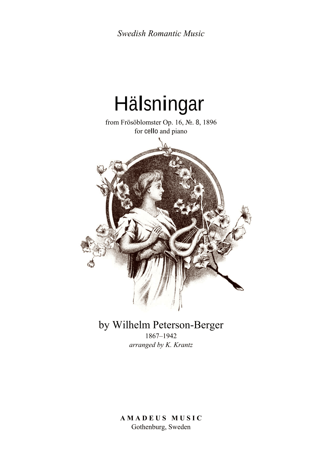 Hälsningar/Halsningar for cello and piano (arr. K. Krantz)