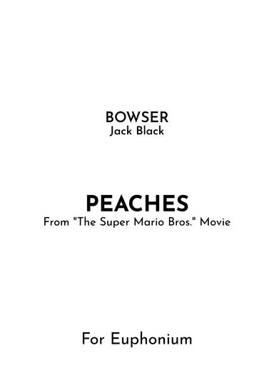 Peaches (arr. Jireh J.)