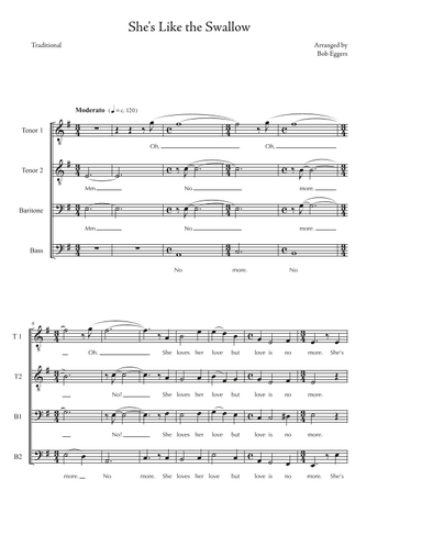 She's Like the Swallow (arr. Bob Eggers)