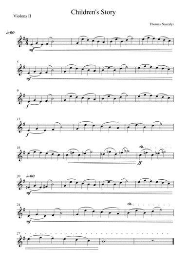 Children's Story/Violin 2 PART