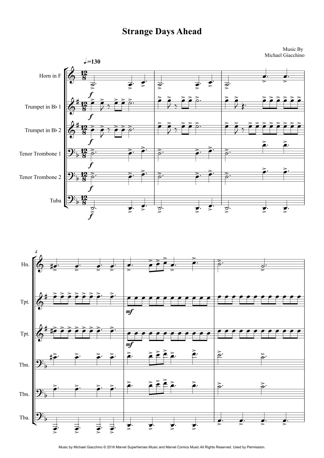 Strange Days Ahead (arr. João Marcos Maciel)