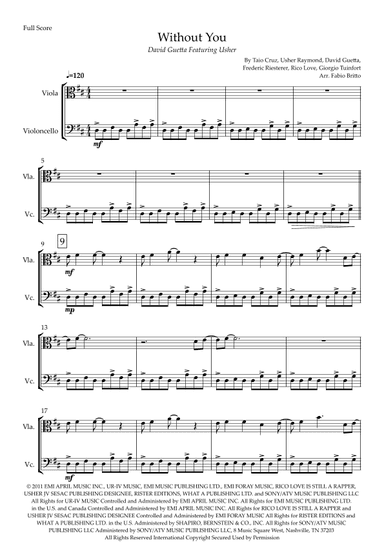 Without You (arr. Fabio Britto)