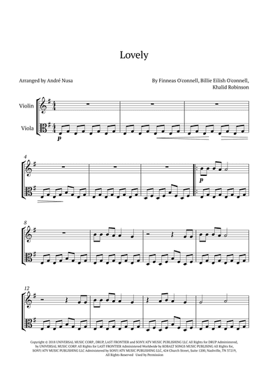 Lovely (arr. André Nusa)